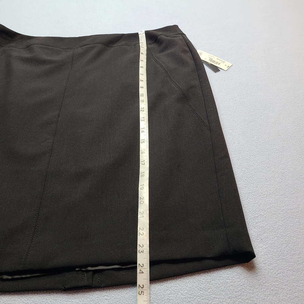 Worthington Pencil Skirt Women 18 Black NEW Stretch Lined Professional - Picture 2 of 8